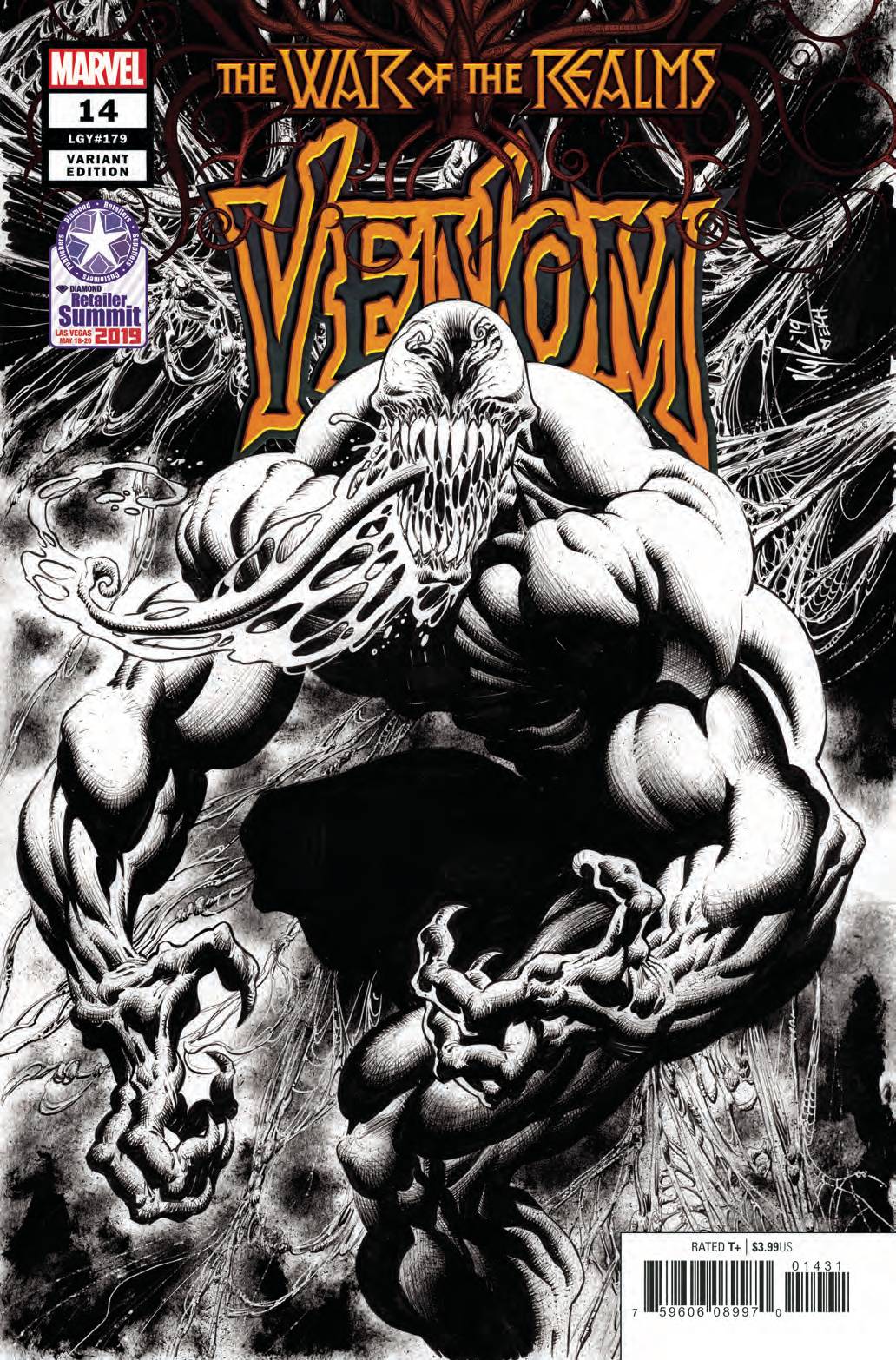 VENOM #14 DIAMOND RETAILER SUMMIT VARIANT 2019 comic book MARVEL COMICS