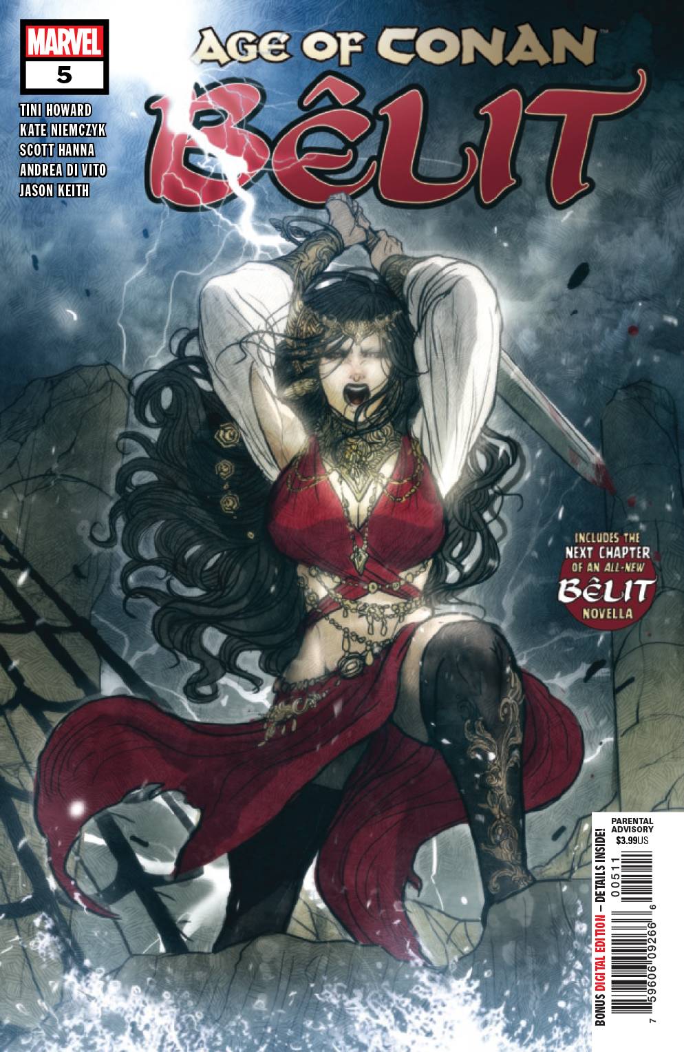 AGE OF CONAN BELIT #5 (OF 5) 2019 Sana Takeda comic MARVEL COMICS