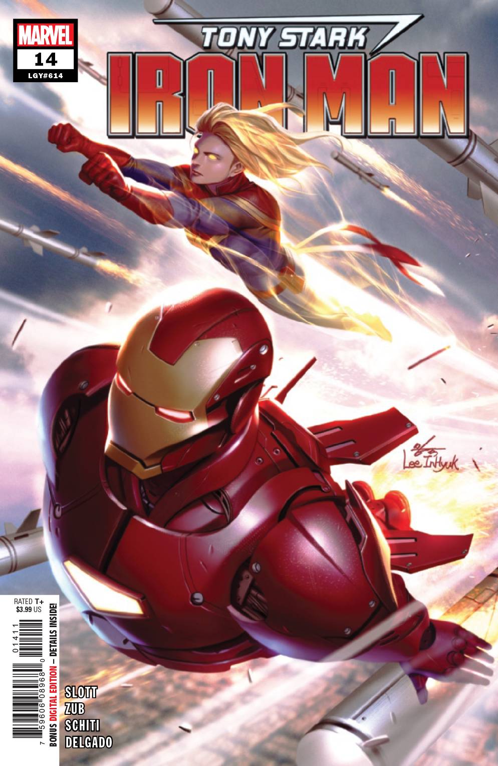 TONY STARK IRON MAN #14 2019 Iron Man MARVEL COMICS