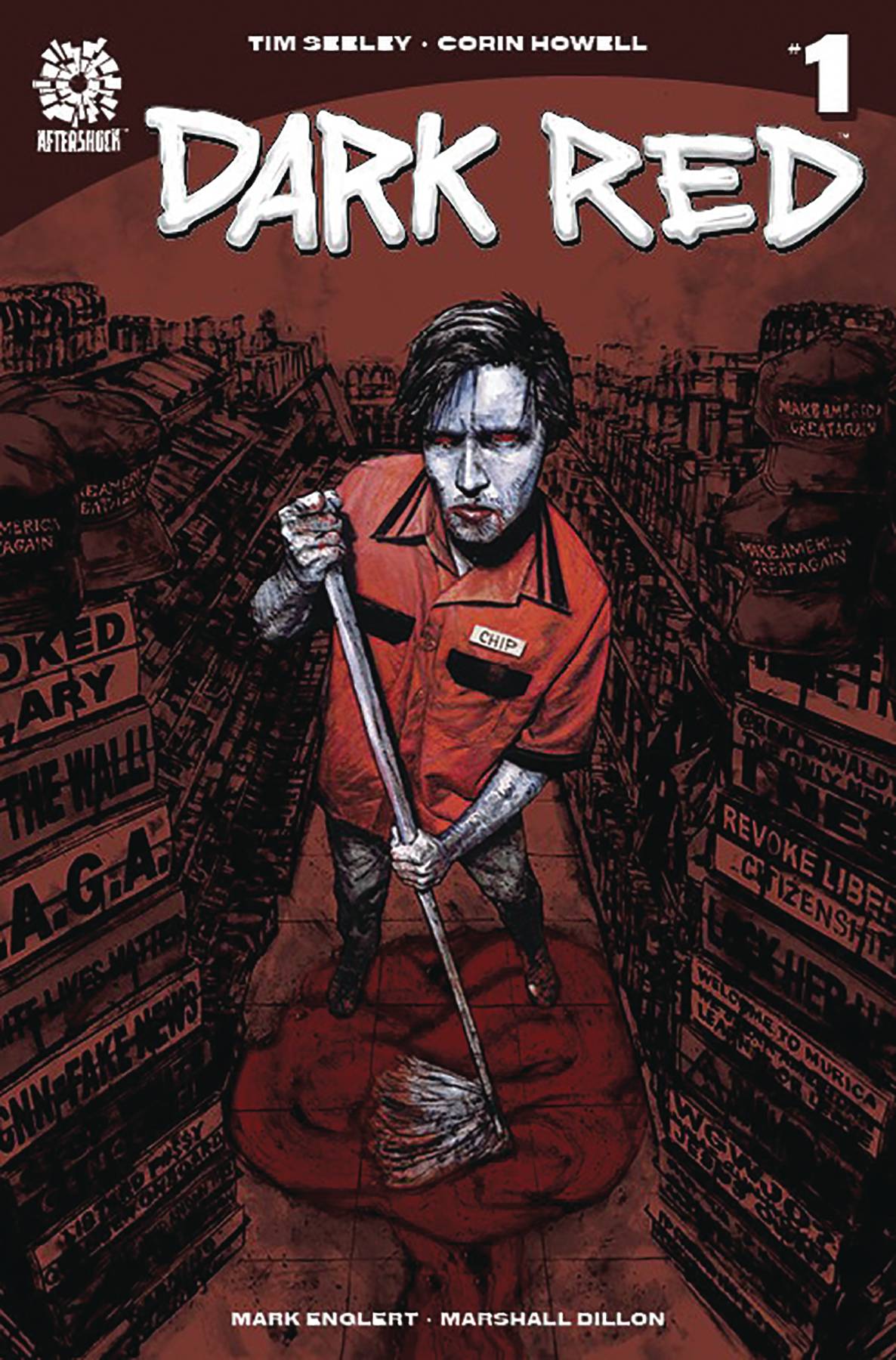 DARK RED #1 AARON CAMPBELL 2ND PRINT VARIANT 2019 Dark Red AFTERSHOCK COMICS