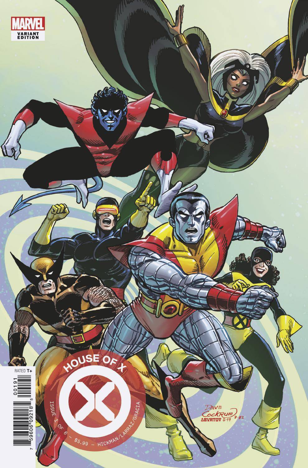 HOUSE OF X #1 (OF 6) COCKRUM HIDDEN GEM 1:100 VARIANT 2019 House of X MARVEL COMICS