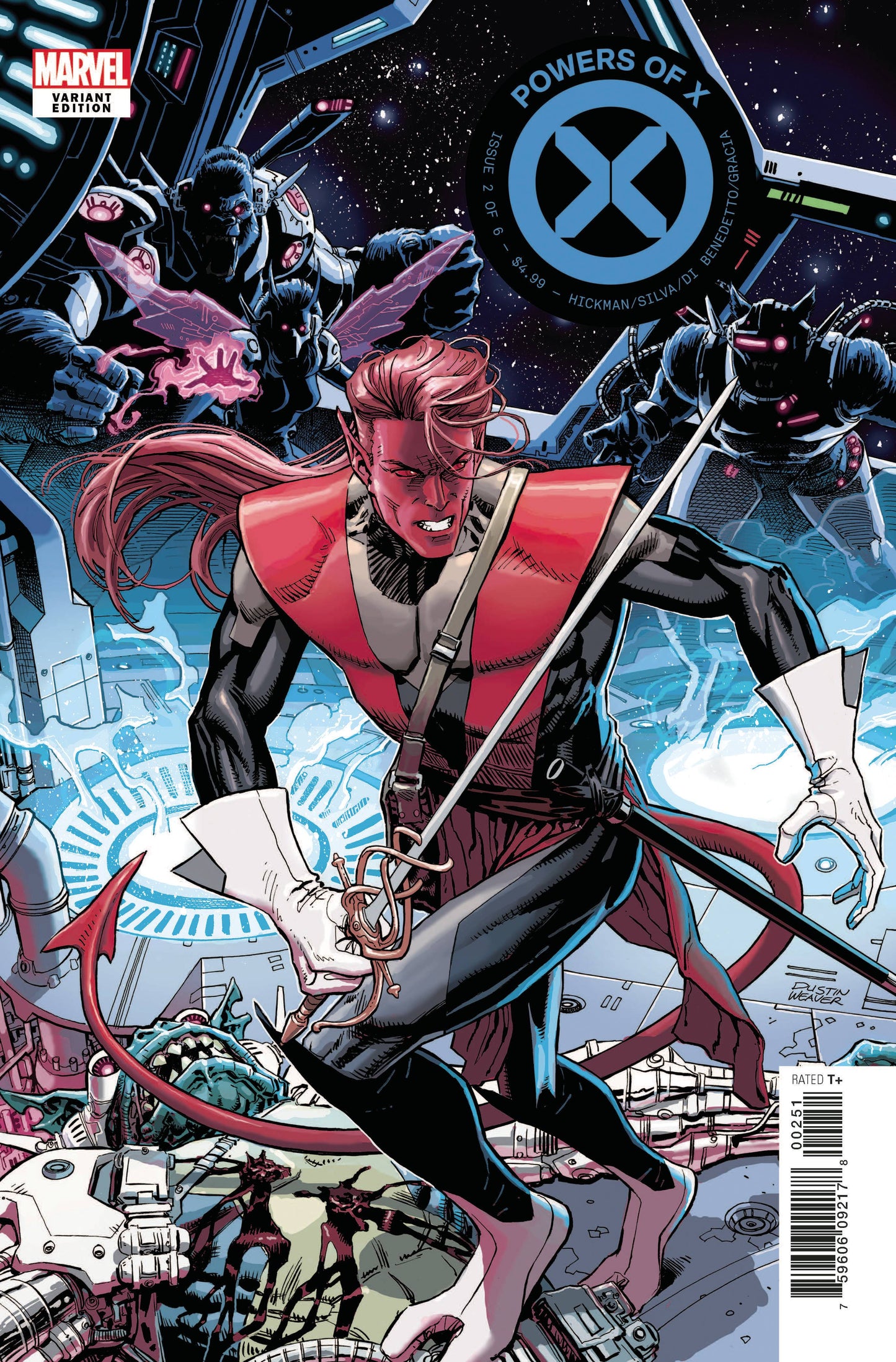 POWERS OF X #2 (OF 6) WEAVER NEW CHARACTER VARIANT 2019 X-Men MARVEL COMICS