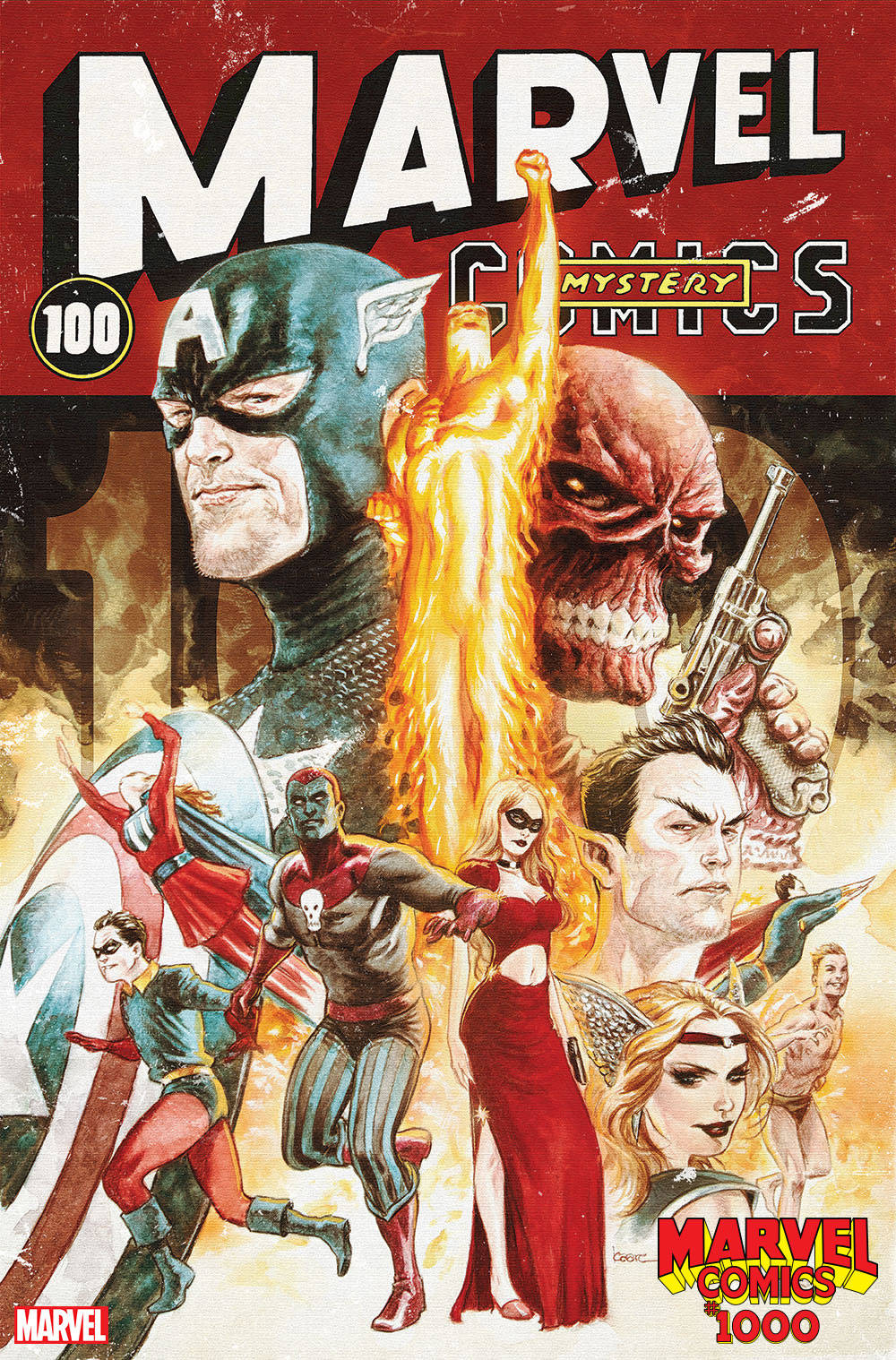 MARVEL COMICS #1000 ANDREWS DECADE VARIANT 2019 MARVEL COMICS