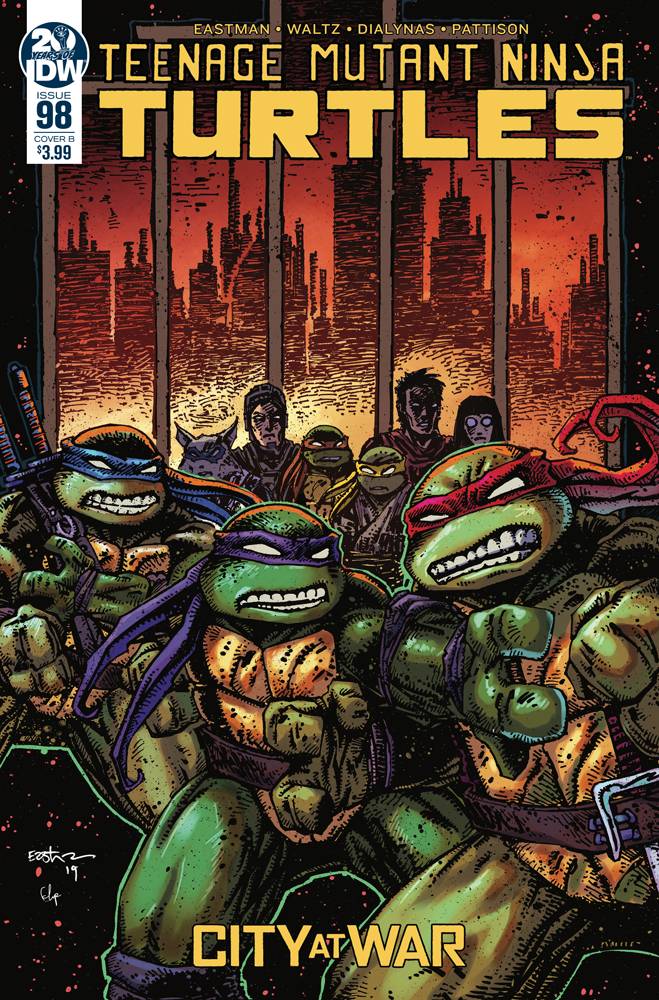 TMNT ONGOING #98 CVR B EASTMAN 2019 comic book IDW PUBLISHING