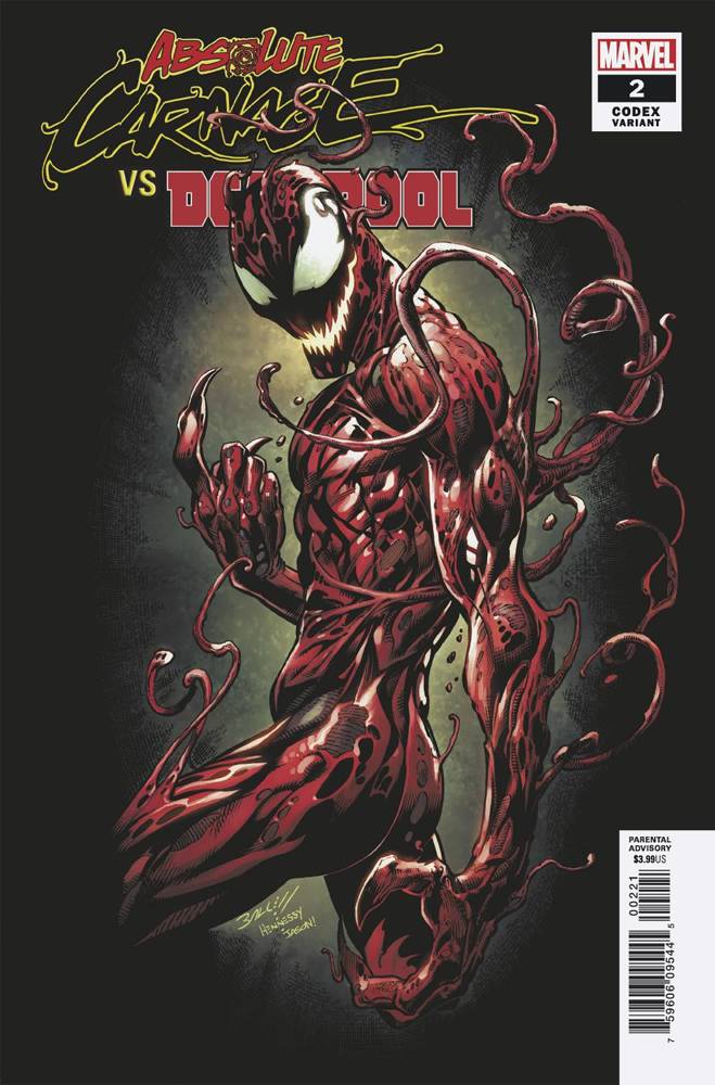 ABSOLUTE CARNAGE VS DEADPOOL #2 BAGLEY 1:25 VARIANT 2019 Carnage MARVEL COMICS