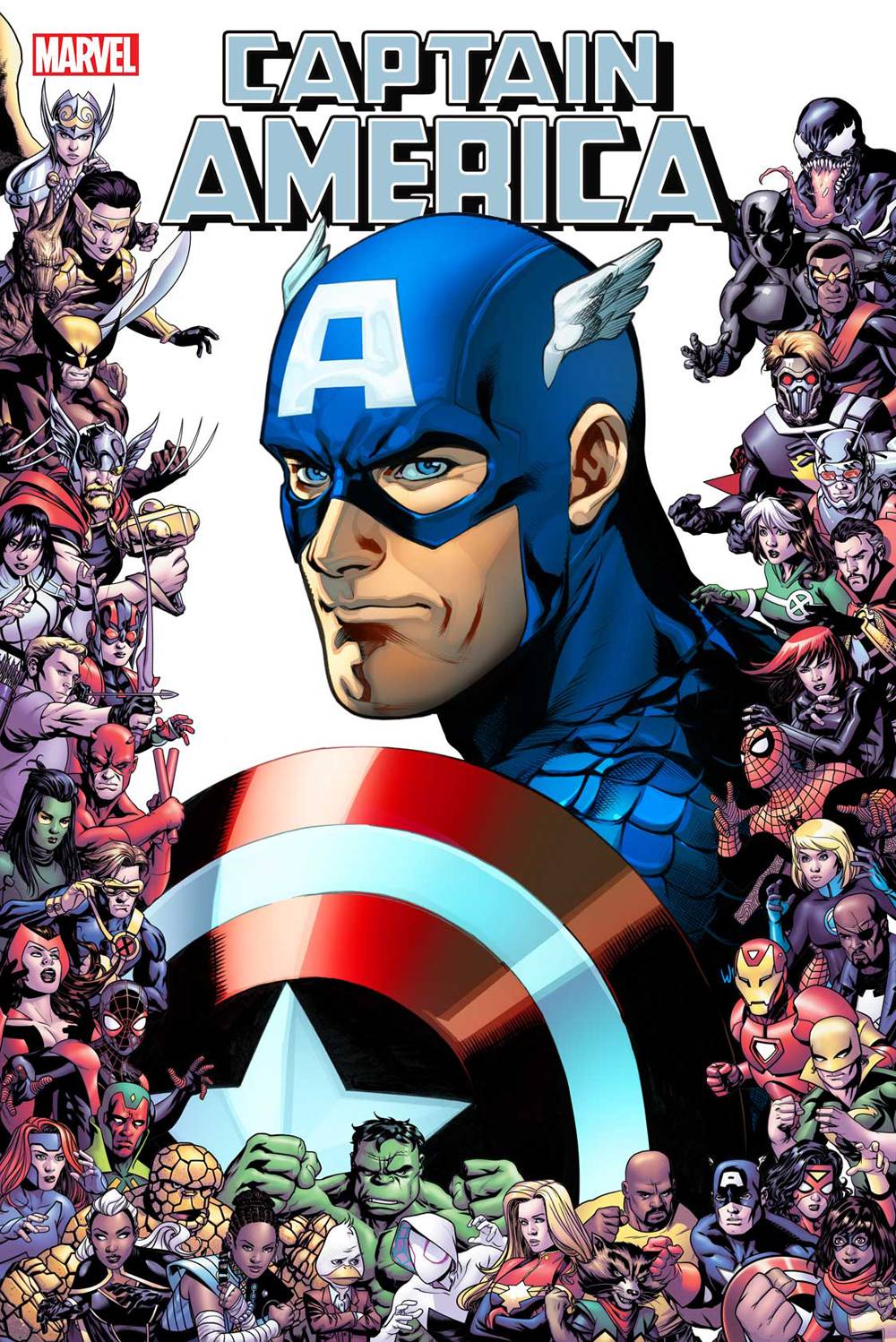 CAPTAIN AMERICA #13 LUPACCHINO MARVEL 80TH FRAME VARIANT 2019 Captain America MARVEL COMICS