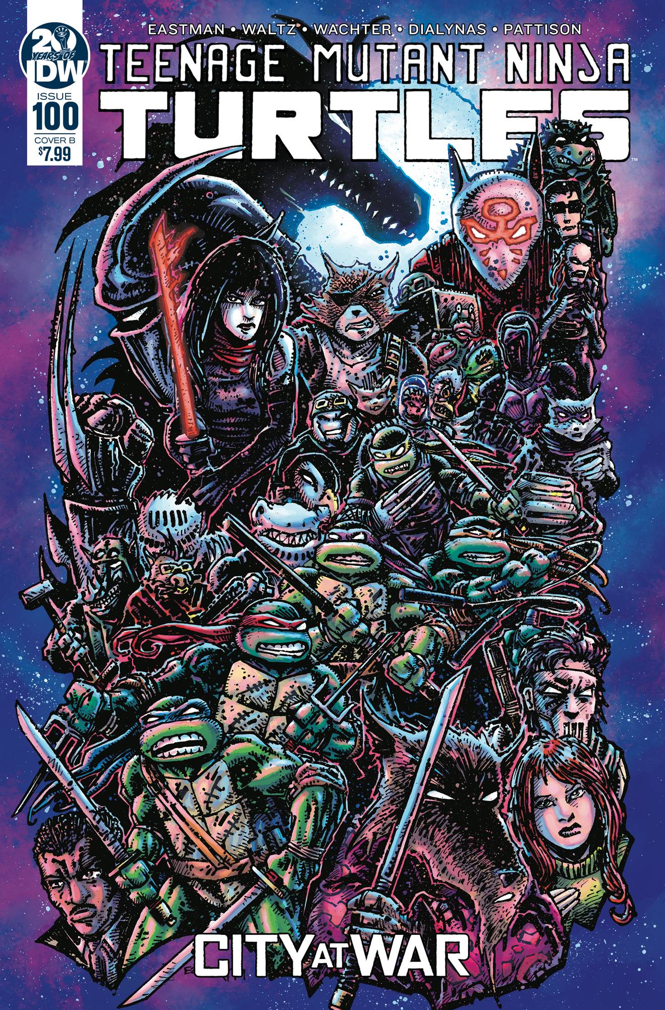 TMNT ONGOING #100 CVR B EASTMAN 2019 comic book IDW PUBLISHING