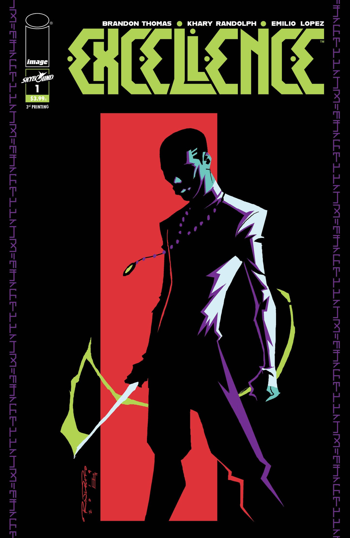EXCELLENCE #1 3RD PRINT 2019 Excellence IMAGE COMICS