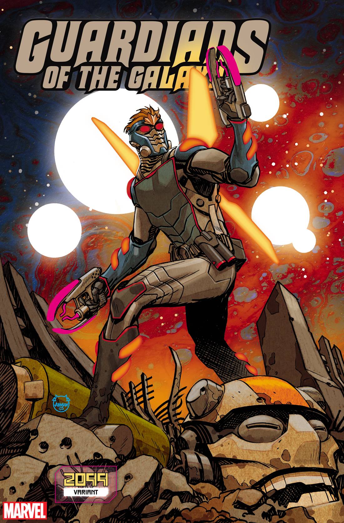 GUARDIANS OF THE GALAXY #11 JOHNSON 2099 VARIANT 2019 comic book MARVEL COMICS