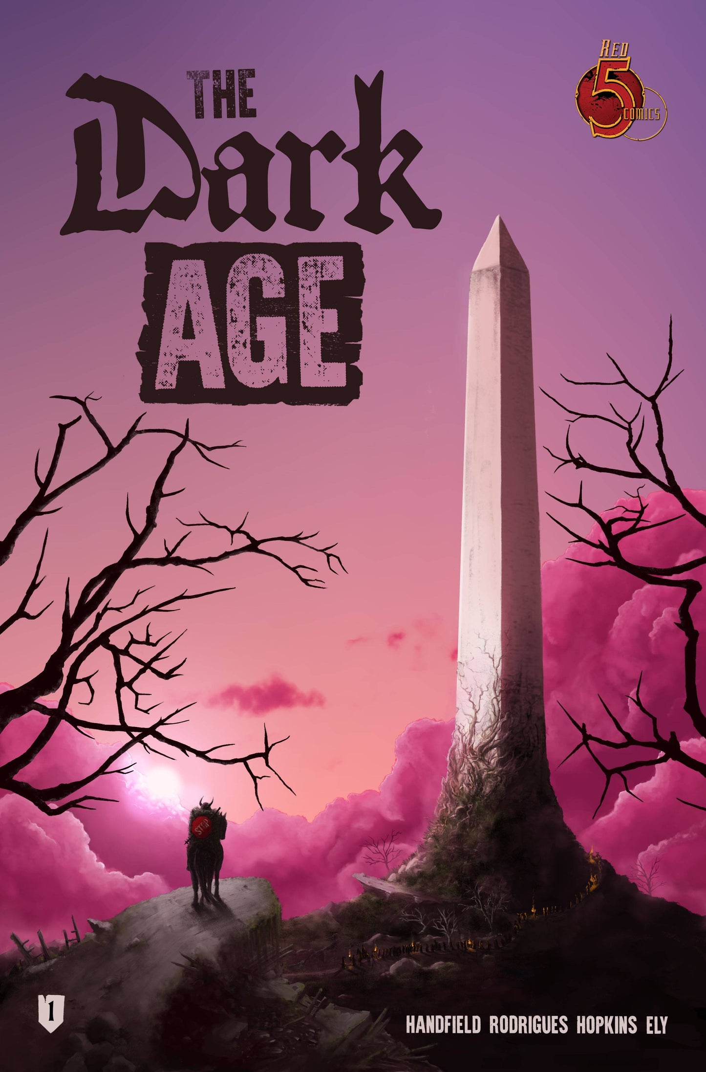 DARK AGE #1 2ND PRINT 2019 comic book RED 5 COMICS