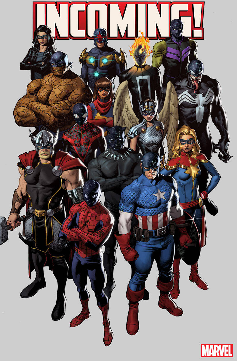 INCOMING #1 MOLINA PARTY VARIANT 2019 Avengers MARVEL COMICS