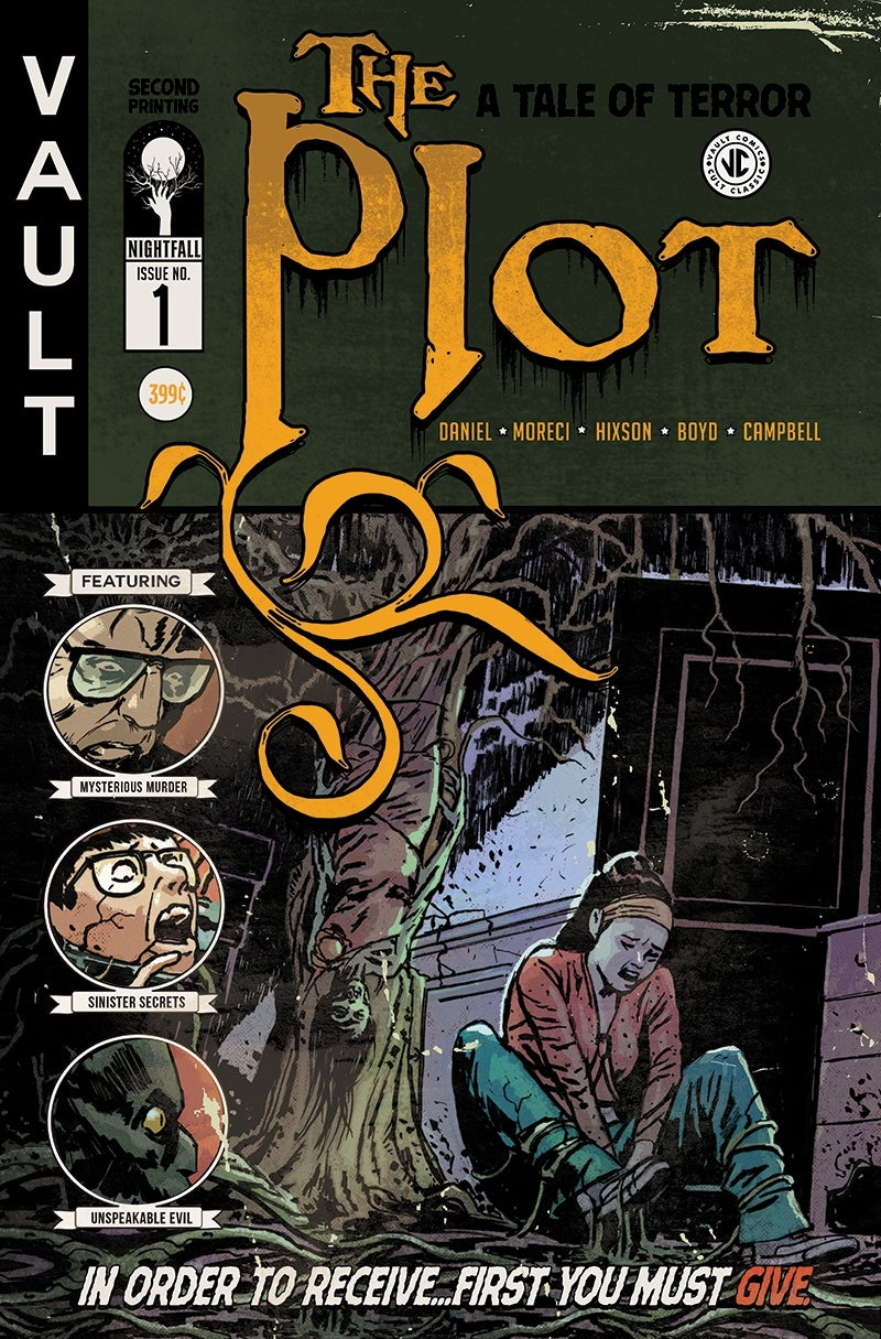 PLOT #1 2ND PRINT VARIANT 2019 comic book VAULT COMICS