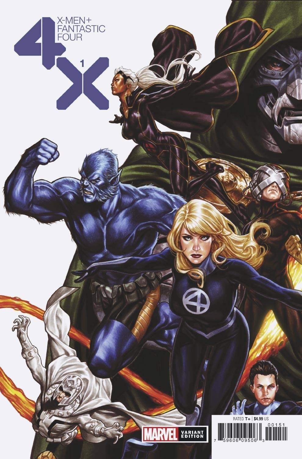 X-MEN FANTASTIC FOUR #1 (OF 4) BROOKS VARIANT 2020 X-Men Fantastic Four MARVEL COMICS