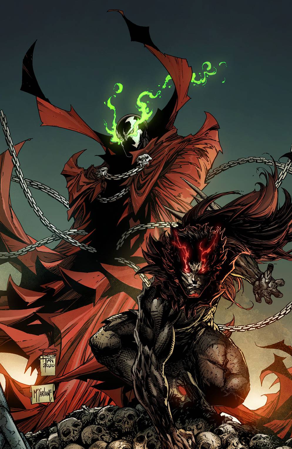SPAWN #307 COVER D VIRGIN TAN & MCFARLANE VARIANT 2020 Spawn IMAGE COMICS