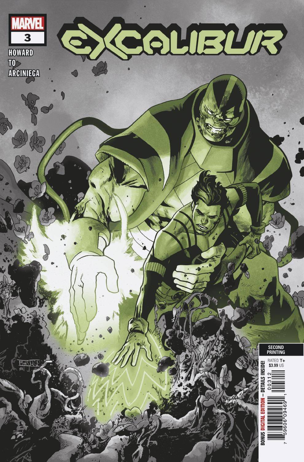 EXCALIBUR #3 2ND PRINT VARIANT 2020 Excalibur MARVEL COMICS
