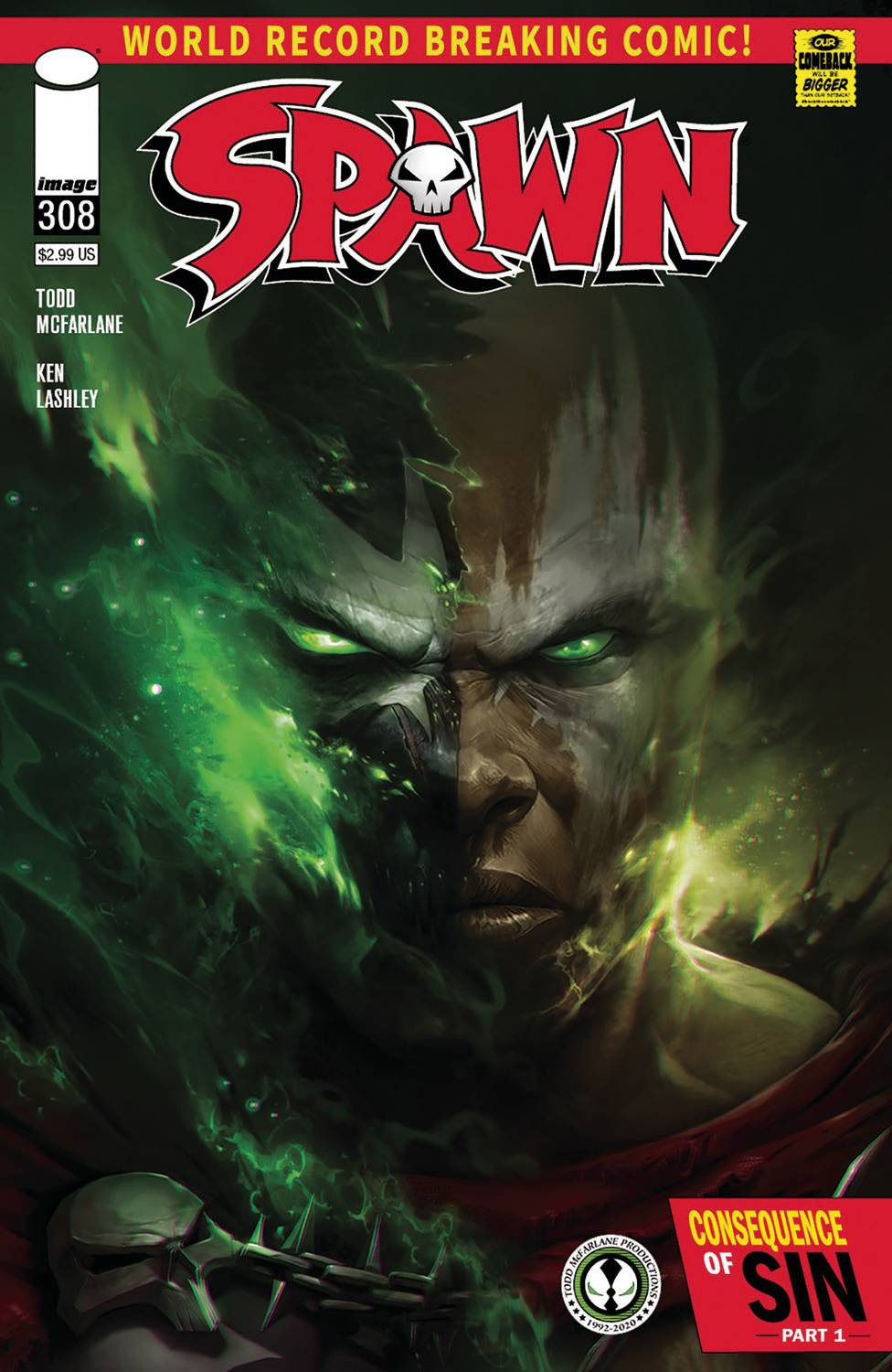 SPAWN #308 COVER C MATTINA 2020 Spawn IMAGE COMICS