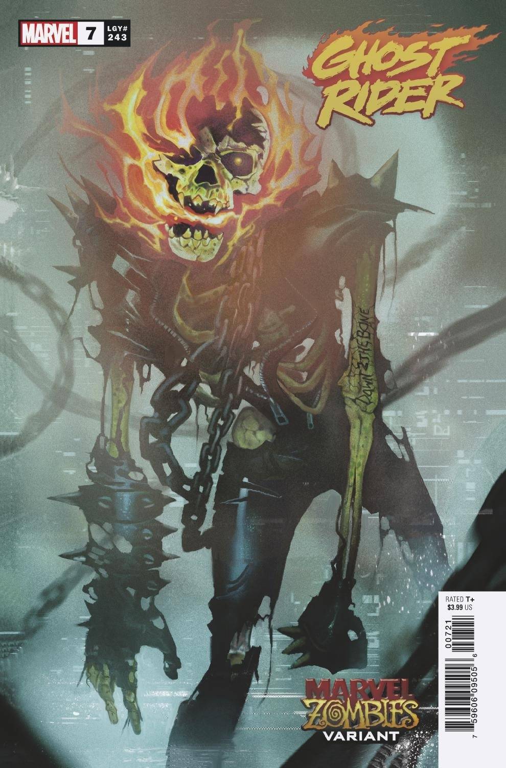 GHOST RIDER #7 MARVEL ZOMBIES VARIANT 2020 Ghost Rider MARVEL COMICS