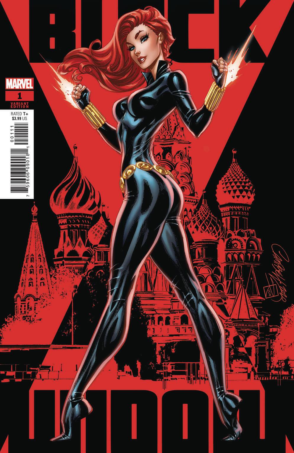 BLACK WIDOW #1 J SCOTT CAMPBELL VARIANT 2020 Black Widow MARVEL COMICS