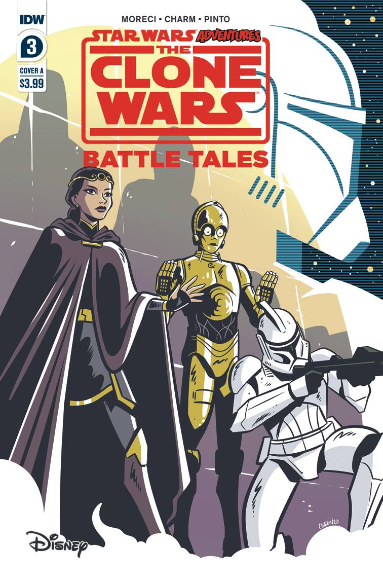 STAR WARS ADVENTURES CLONE WARS #3 (OF 5) CVR A CHARM 2020 Star Wars Clone Wars IDW PUBLISHING