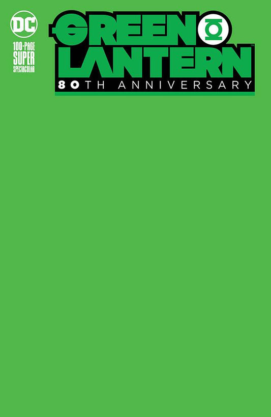 GREEN LANTERN 80TH ANNIV 100 PAGE SUPER SPECT #1 BLANK VARIANT 2020