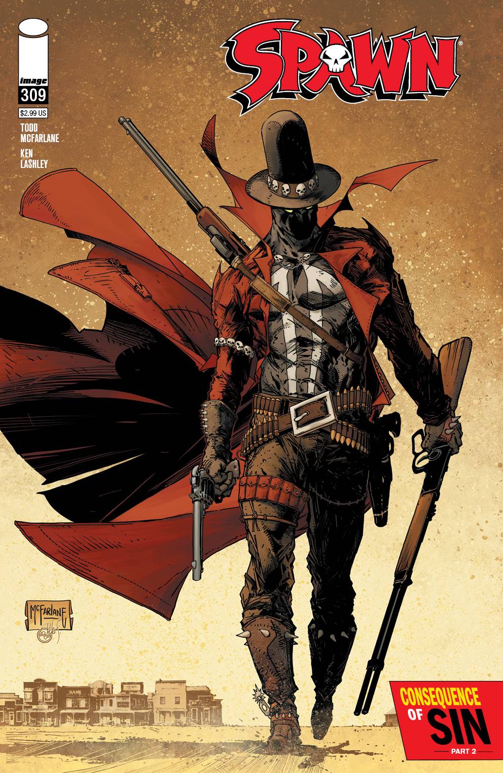 SPAWN #309 CVR B MCFARLANE 1ST PRINT 2020 Spawn IMAGE COMICS