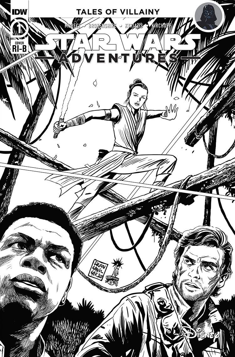 STAR WARS ADVENTURES (2020) #1 1:25 FRANCAVILLA VARIANT 2020 Star Wars IDW PUBLISHING