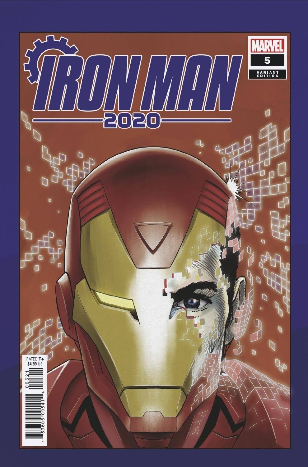 IRON MAN 2020 #5 (OF 6) SUPERLOG HEADS VARIANT 2020 Iron Man MARVEL COMICS
