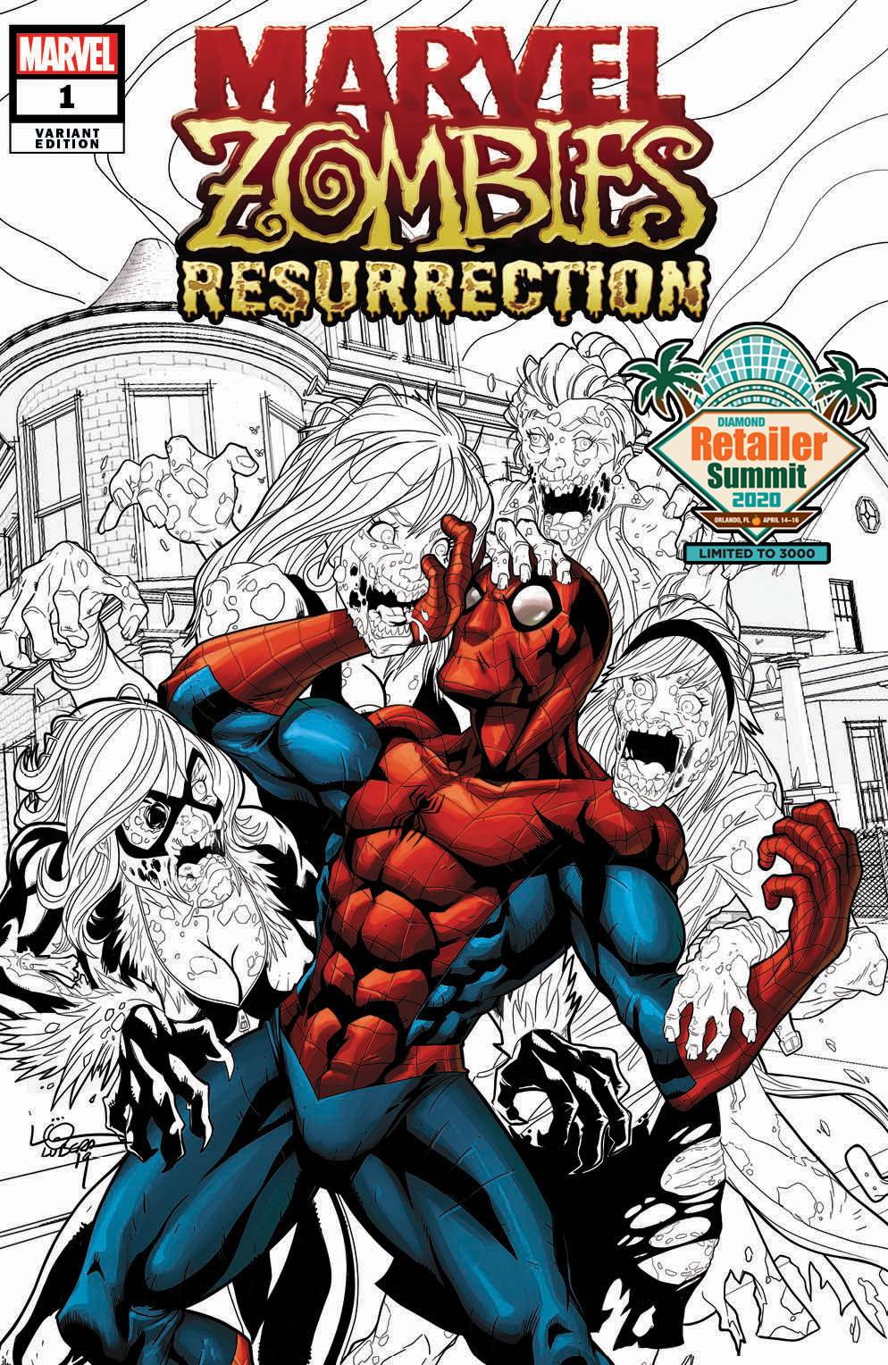 MARVEL ZOMBIES RESURRECTION #1 RETAILER SUMMIT VARIANT 2020 comic book MARVEL COMICS
