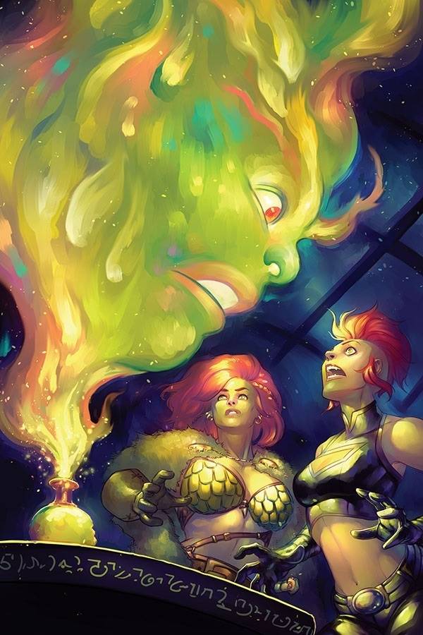 RED SONJA AGE OF CHAOS #4 1:21 HETRICK VIRGIN FOC VARIANT 2020 Red Sonja DYNAMITE