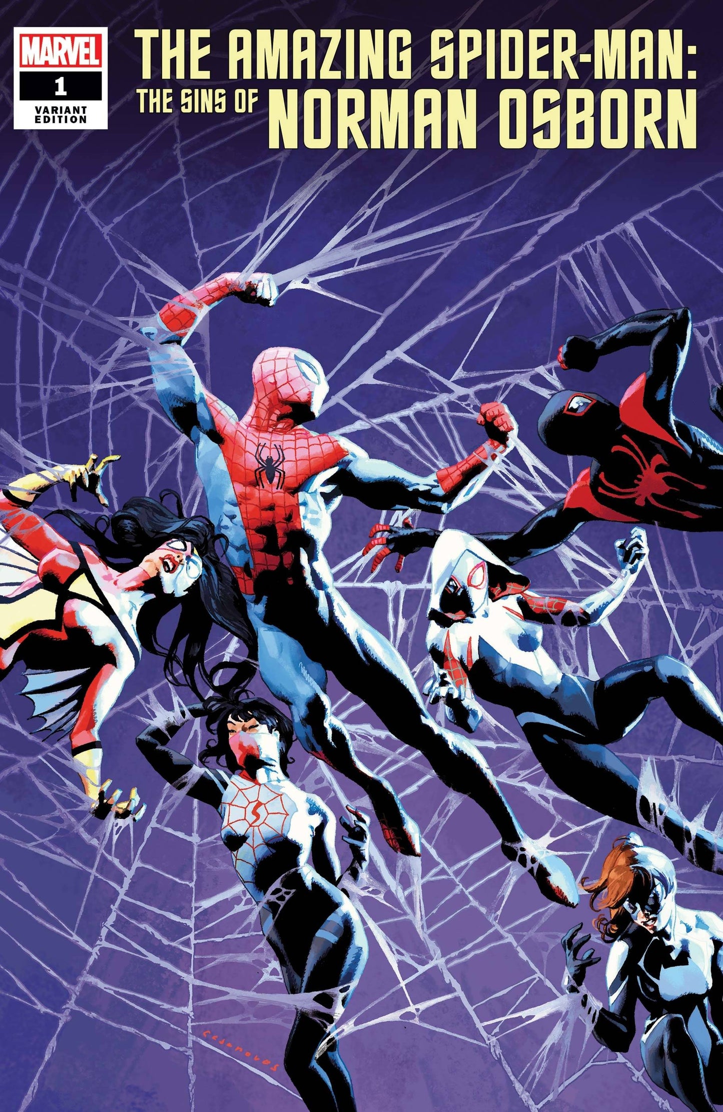 AMAZING SPIDER-MAN SINS OF NORMAN OSBORN #1 CASANOVAS VARIANT 2020 Spider-Man MARVEL COMICS