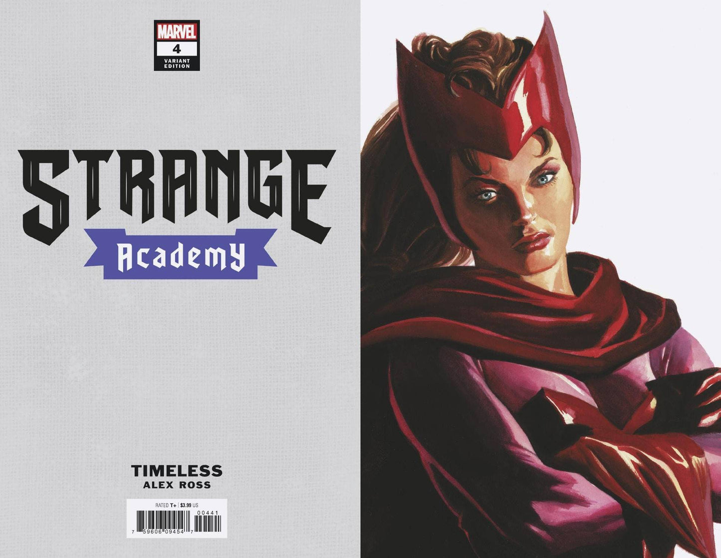 STRANGE ACADEMY #4 2020 ALEX ROSS SCARLET WITCH TIMELESS VIRGIN VARIANT comic MARVEL COMICS