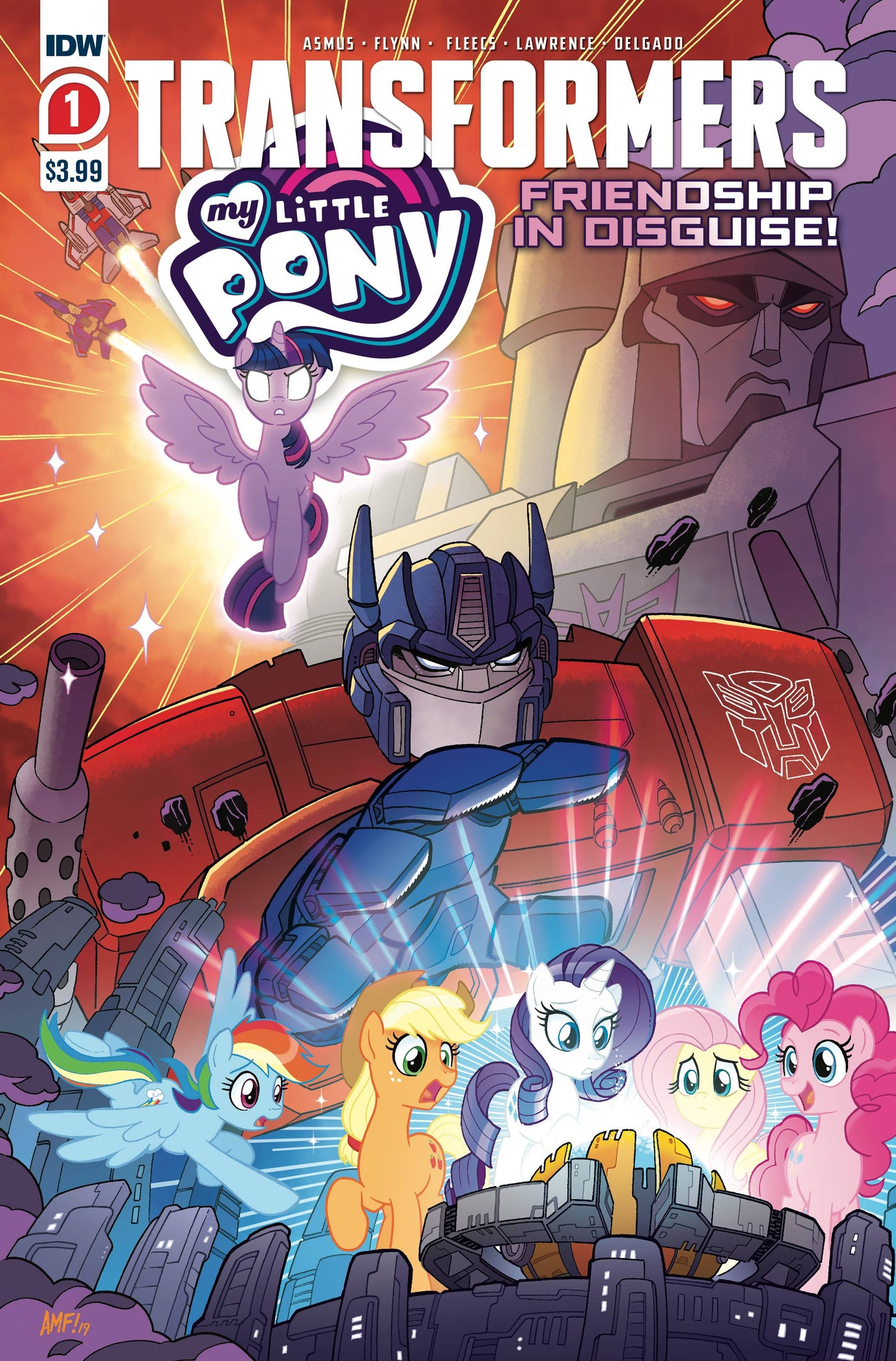 MY LITTLE PONY TRANSFORMERS #1 (OF 4) 2ND PRINT VARIANT 2020 Transformers IDW PUBLISHING