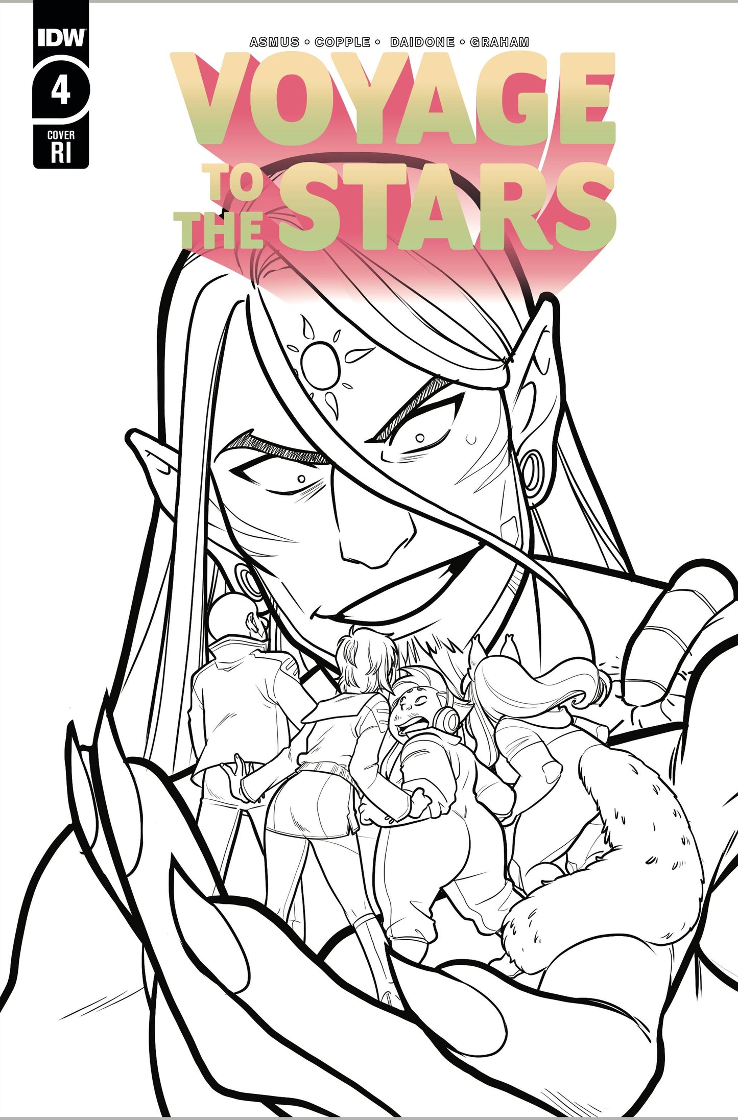 VOYAGE TO THE STARS #4 (OF 4) 1:10 VARIANT 2021 comic IDW