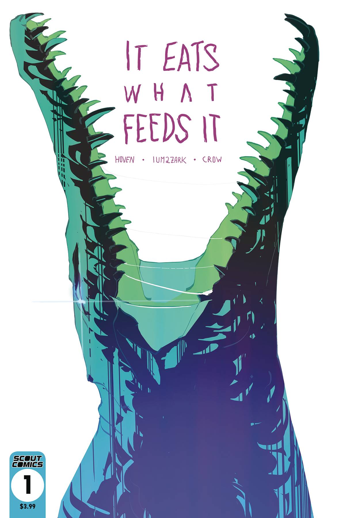 IT EATS WHAT FEEDS IT #1 2ND PRINT VARIANT 2020 comic book SCOUT COMICS