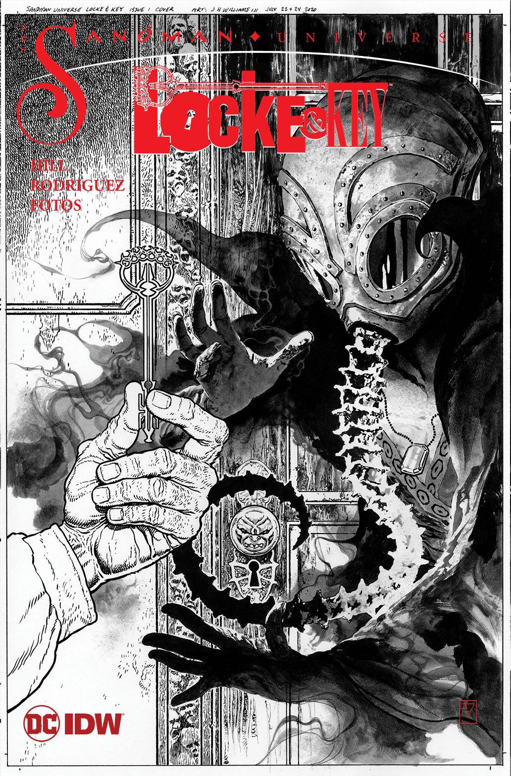 LOCKE & KEY SANDMAN HELL & GONE #1 1:25 VARIANT 2021 Locke & Key IDW PUBLISHING