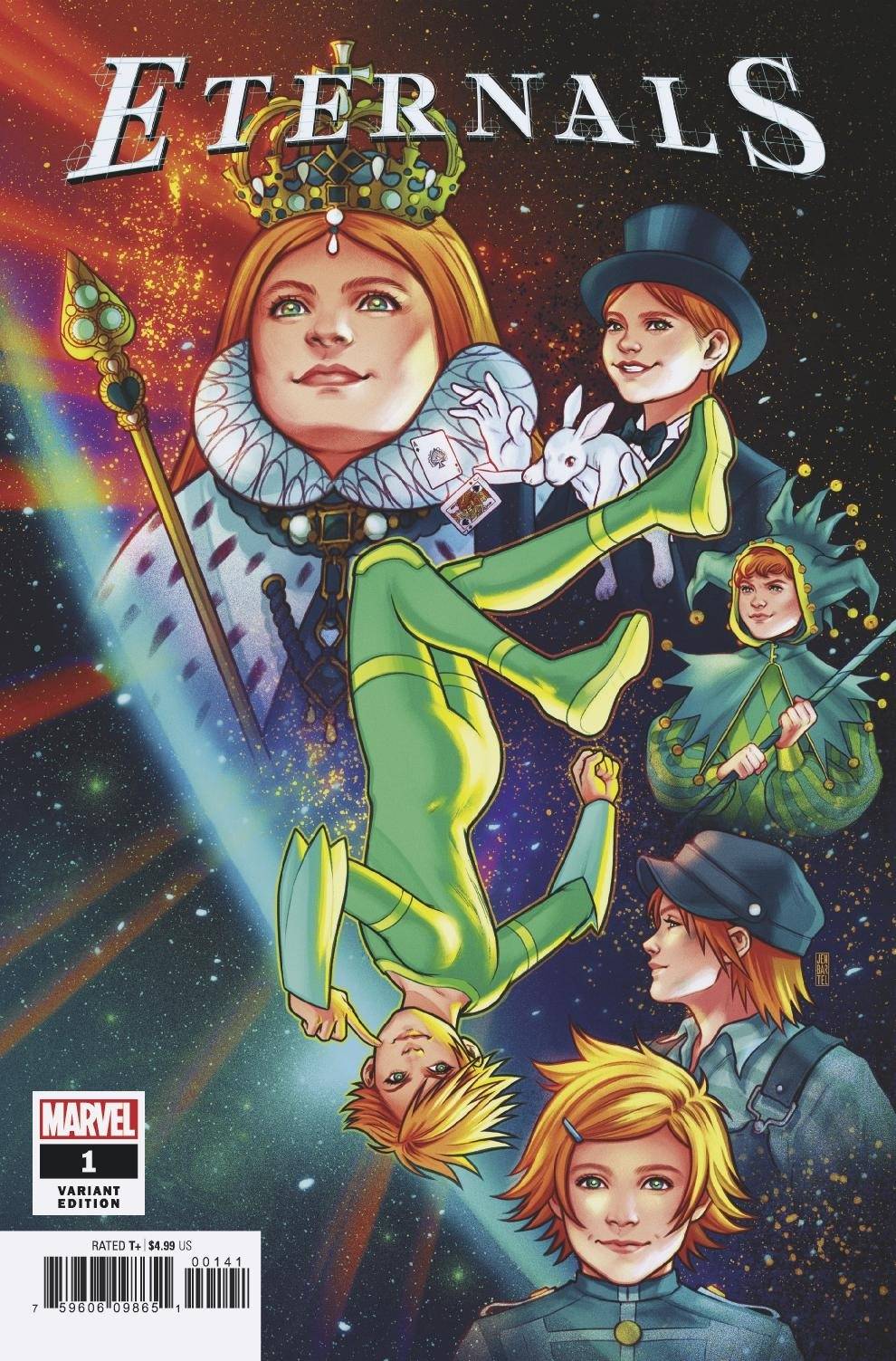 ETERNALS #1 1:25 JEN BARTEL VARIANT 2021 Eternals MARVEL COMICS