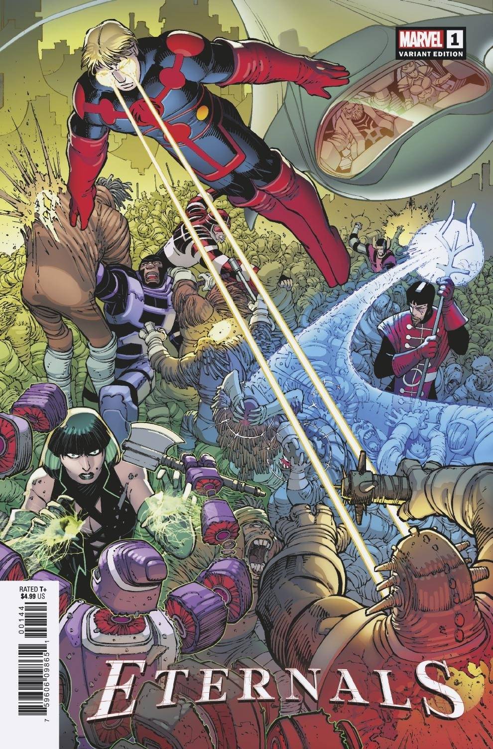 ETERNALS #1 1:50 JR JR HIDDEN GEM VARIANT 2021 Eternals MARVEL COMICS