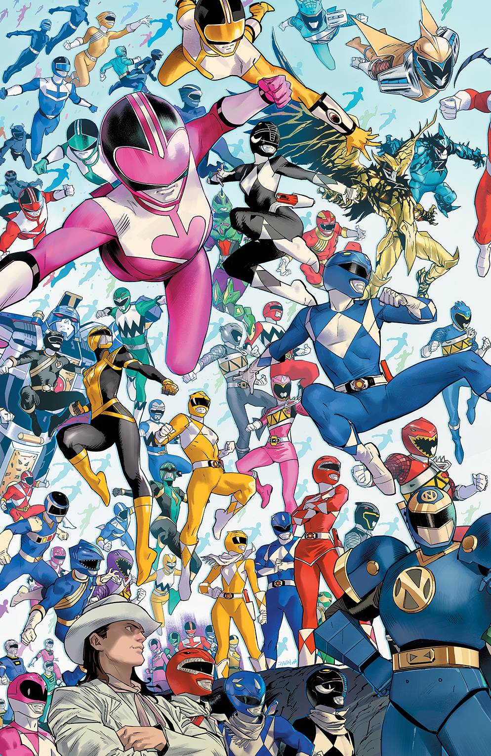FREE POWER RANGERS #1 1:10 MORA VARIANT 2020 MMPR BOOM! STUDIOS