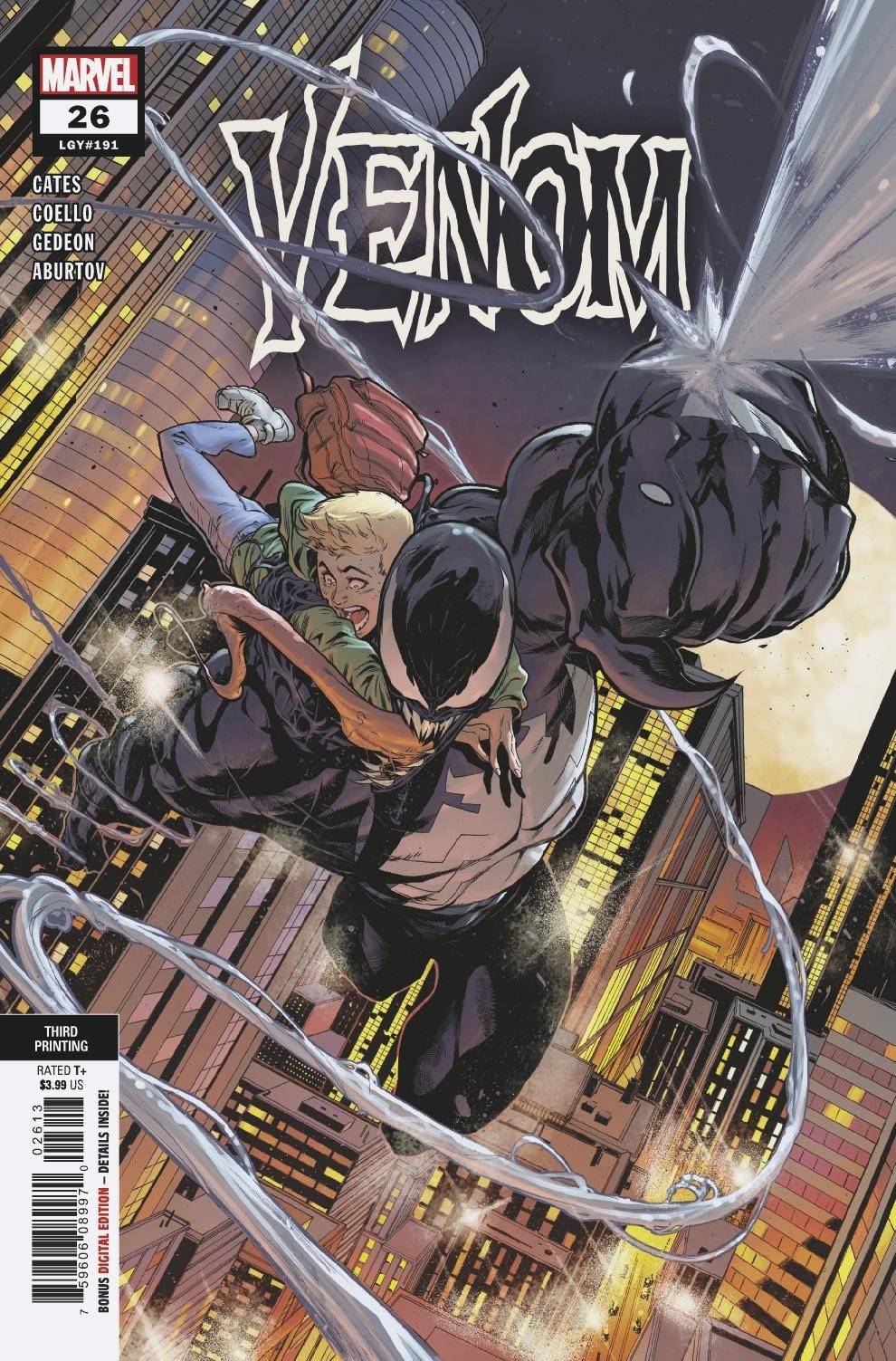 VENOM #26 3RD PRINT VARIANT 2020 (1ST APP VIRUS) Venom MARVEL COMICS