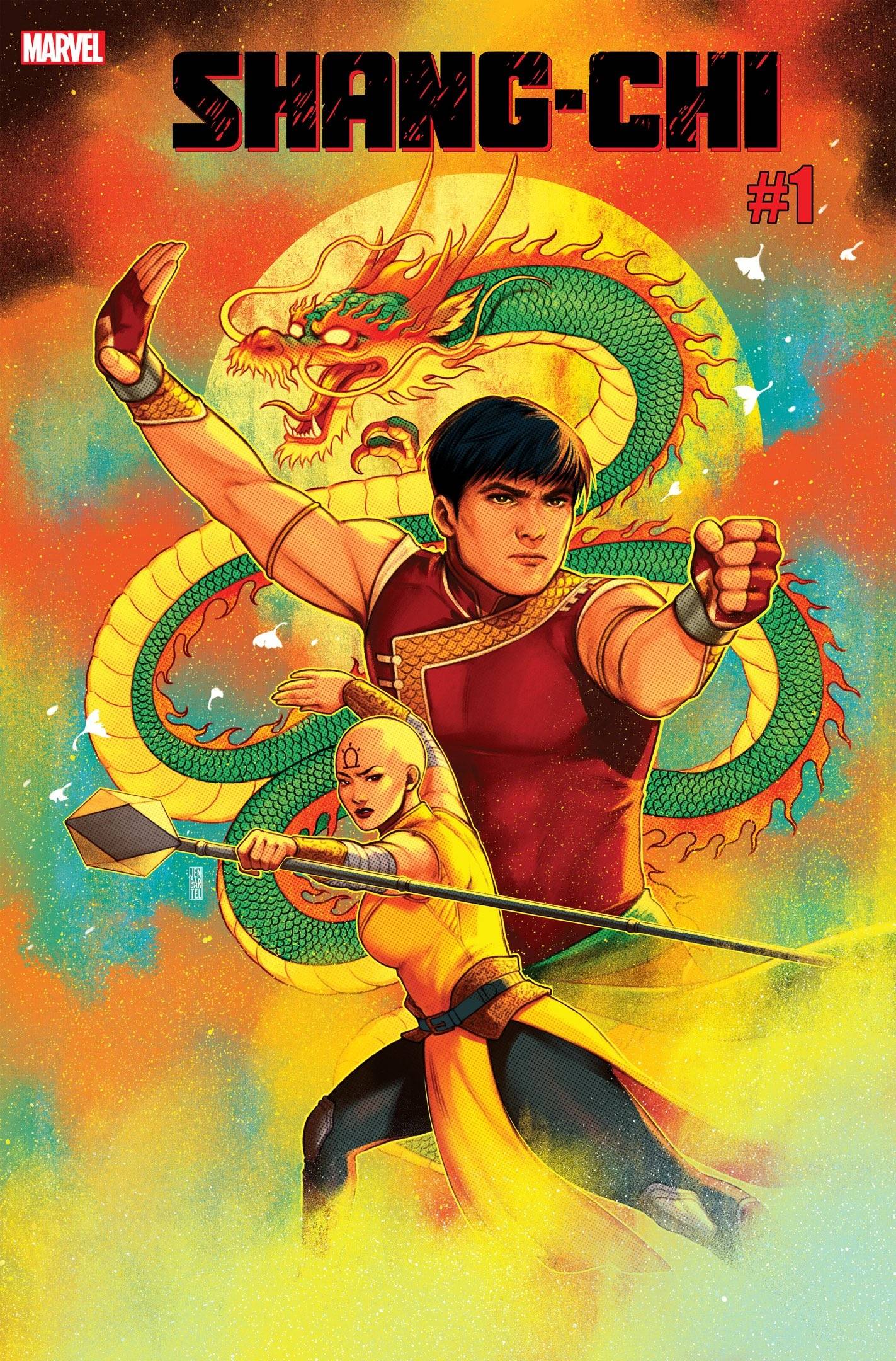 SHANG-CHI #1 (OF 5) JEN BARTEL 1:50 VARIANT 2020 (1ST APP FIVE WEAPONS SOCIETY) comic book MARVEL COMICS