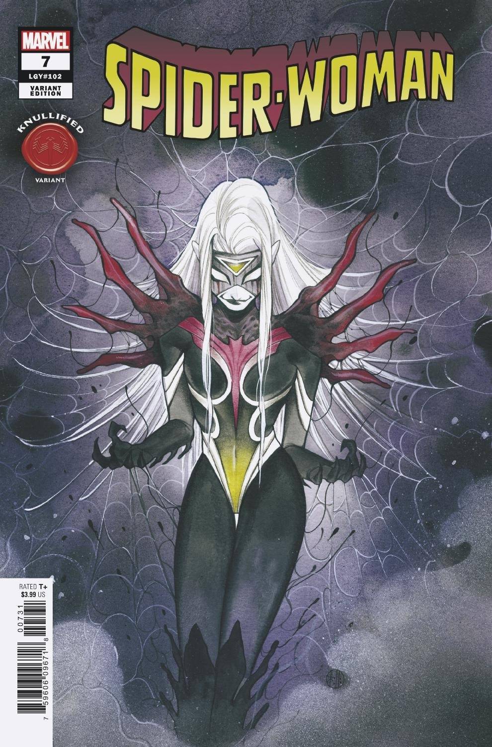 SPIDER-WOMAN #7 PEACH MOMOKO KNULLIFIED VARIANT 2020 Spider-Woman MARVEL COMICS