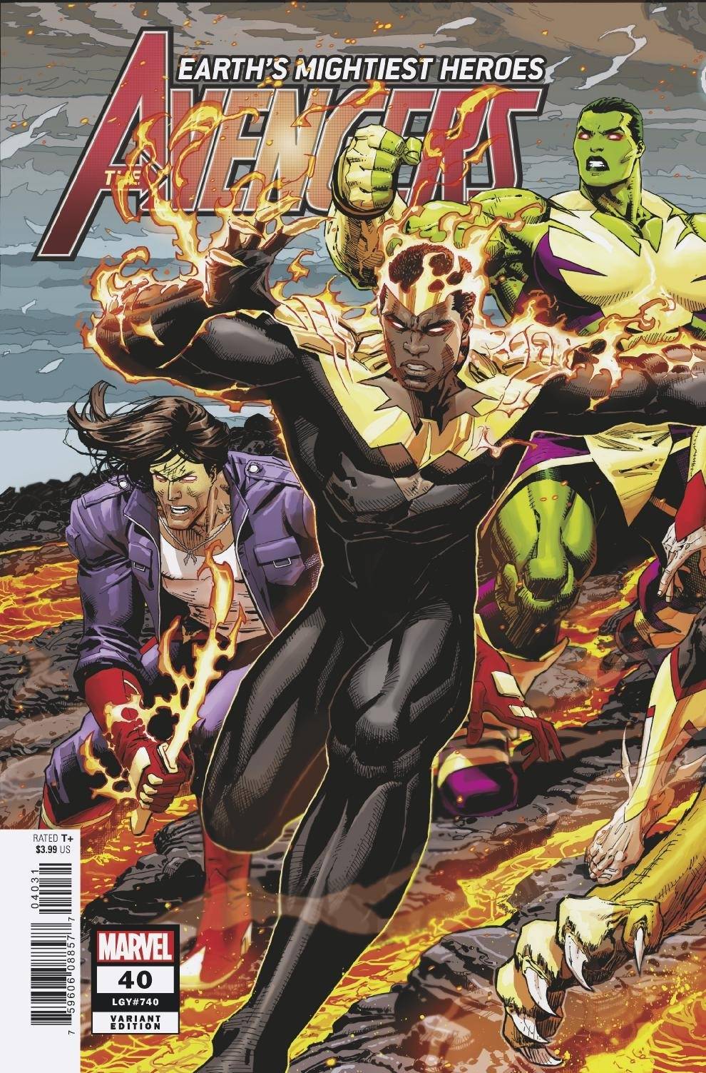 AVENGERS #40 WEAVER CONNECTING VARIANT 2020 Avengers MARVEL COMICS