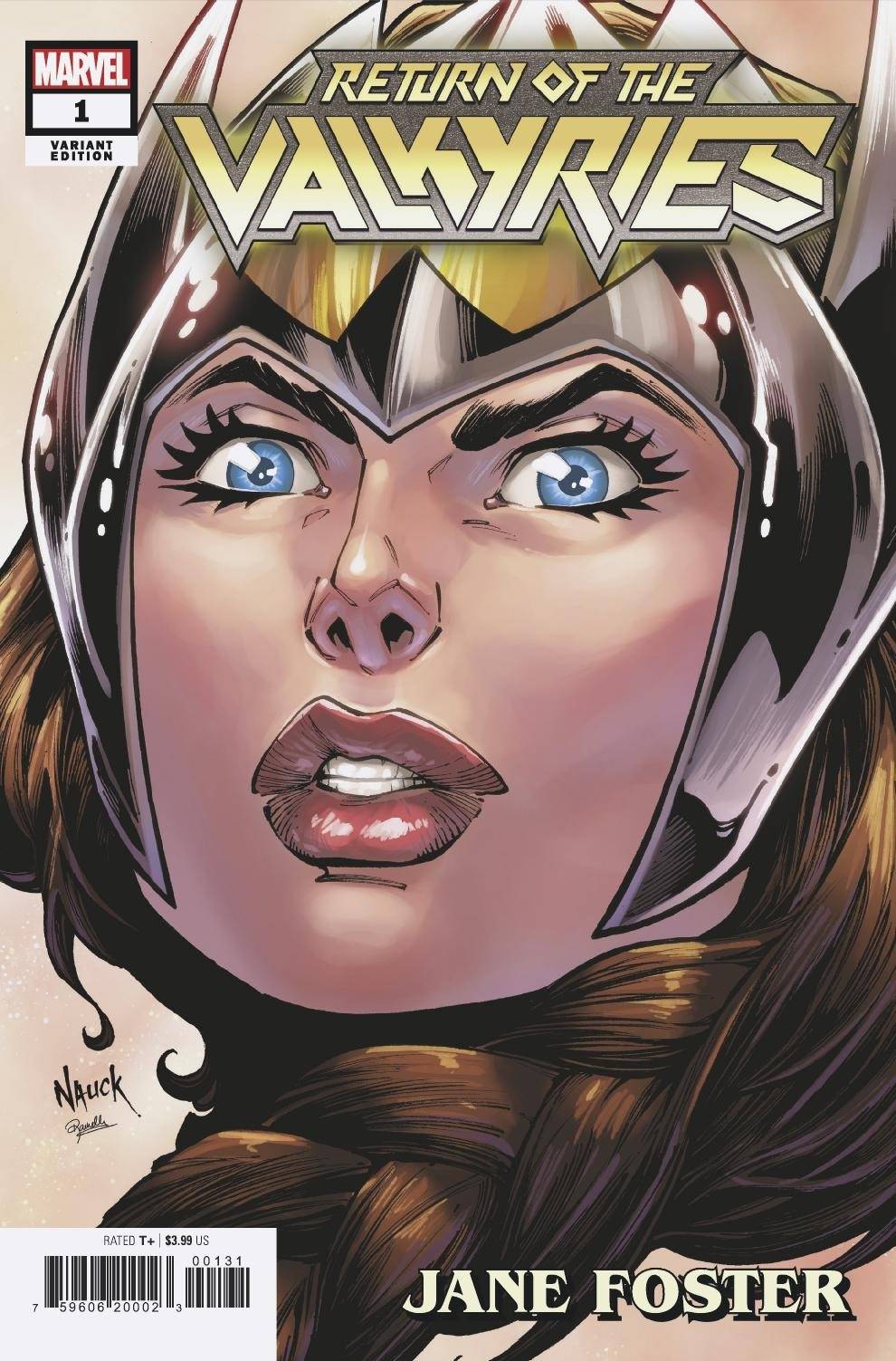 KING IN BLACK RETURN OF VALKYRIES #1 (OF 4) NAUCK HEADSHOT VARIANT 2021 comic books MARVEL COMICS