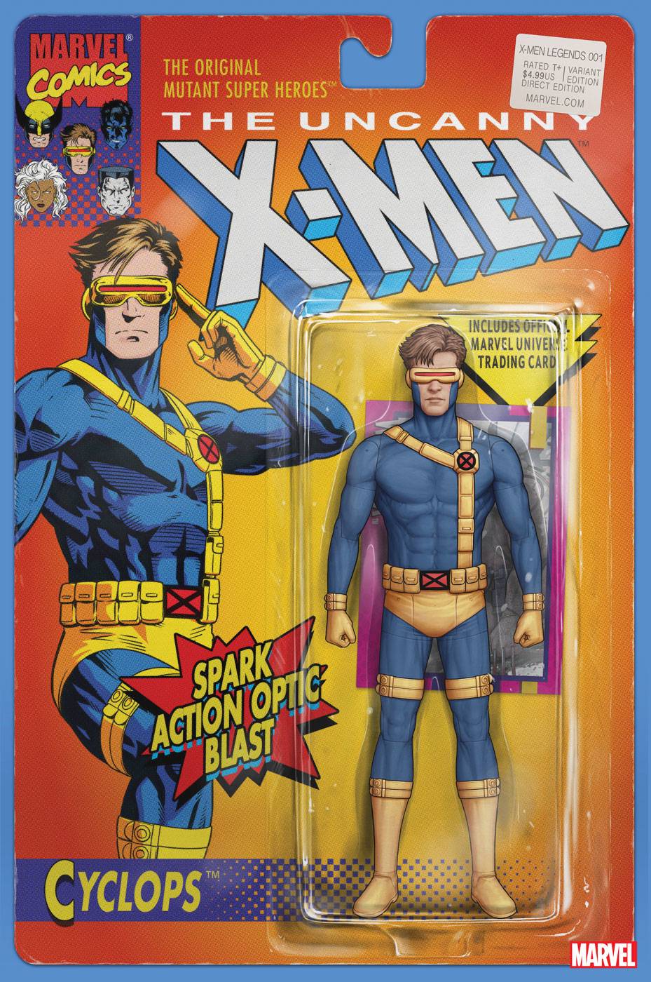 X-MEN LEGENDS #1 CHRISTOPHER ACTION FIGURE VARIANT 2021 X-Men Legends MARVEL COMICS