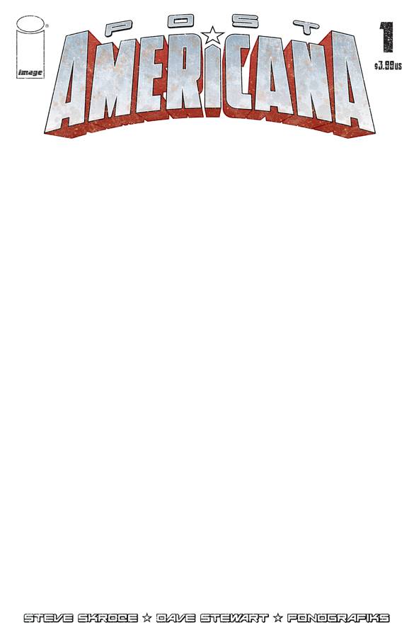 POST AMERICANA #1 (OF 6) (MR) D BLANK VARIANT 2020 IMAGE COMICS