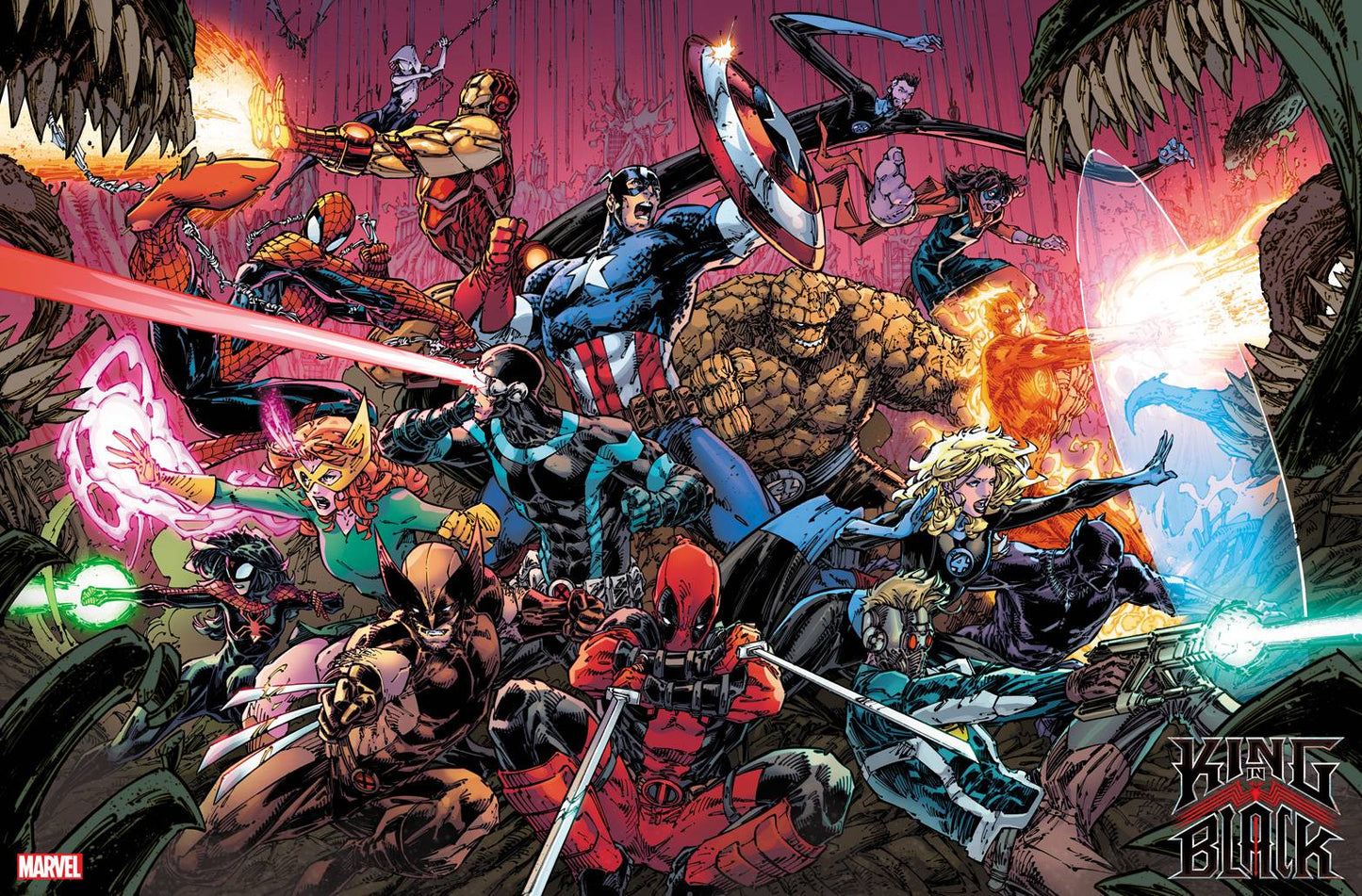 KING IN BLACK #5 (OF 5) BOOTH WRAPAROUND VARIANT 2021 King in Black MARVEL COMICS