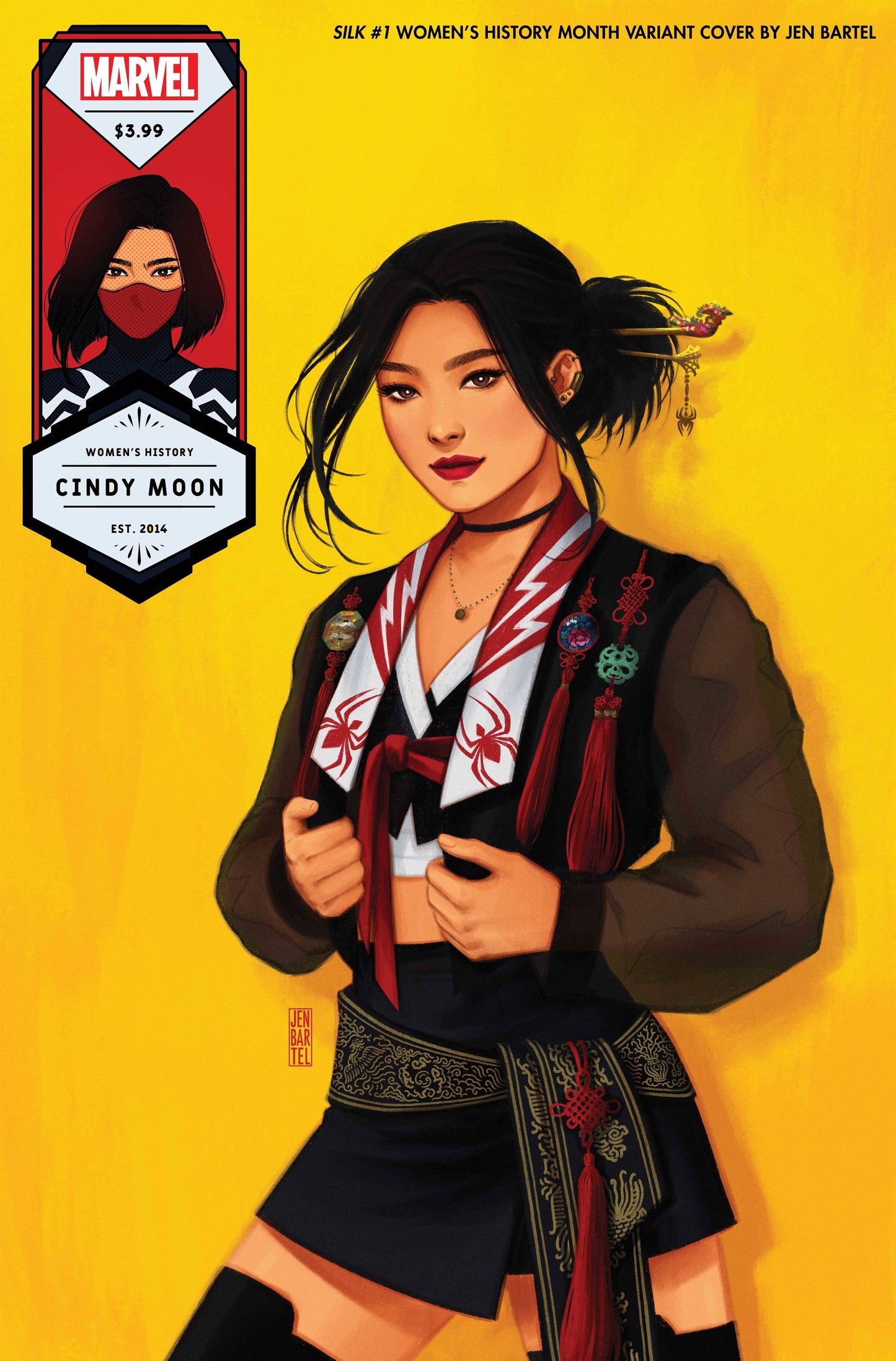 SILK #1 (OF 5) BARTEL SILK WOMENS HISTORY MONTH VARIANT 2021 Silk MARVEL COMICS