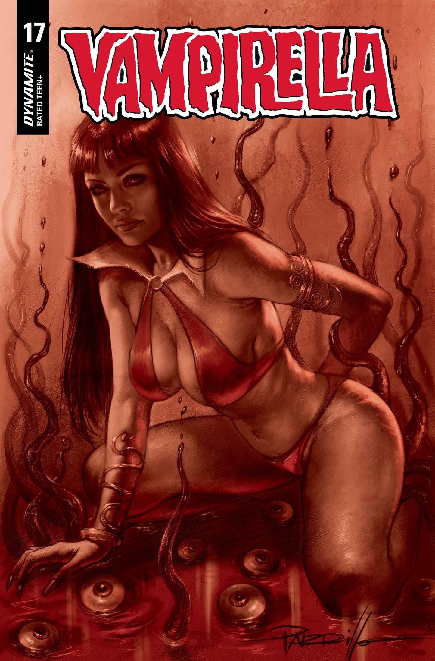 VAMPIRELLA #17 PARRILLO TINT FOC 1:15 VARIANT 2021 Vampirella DYNAMITE