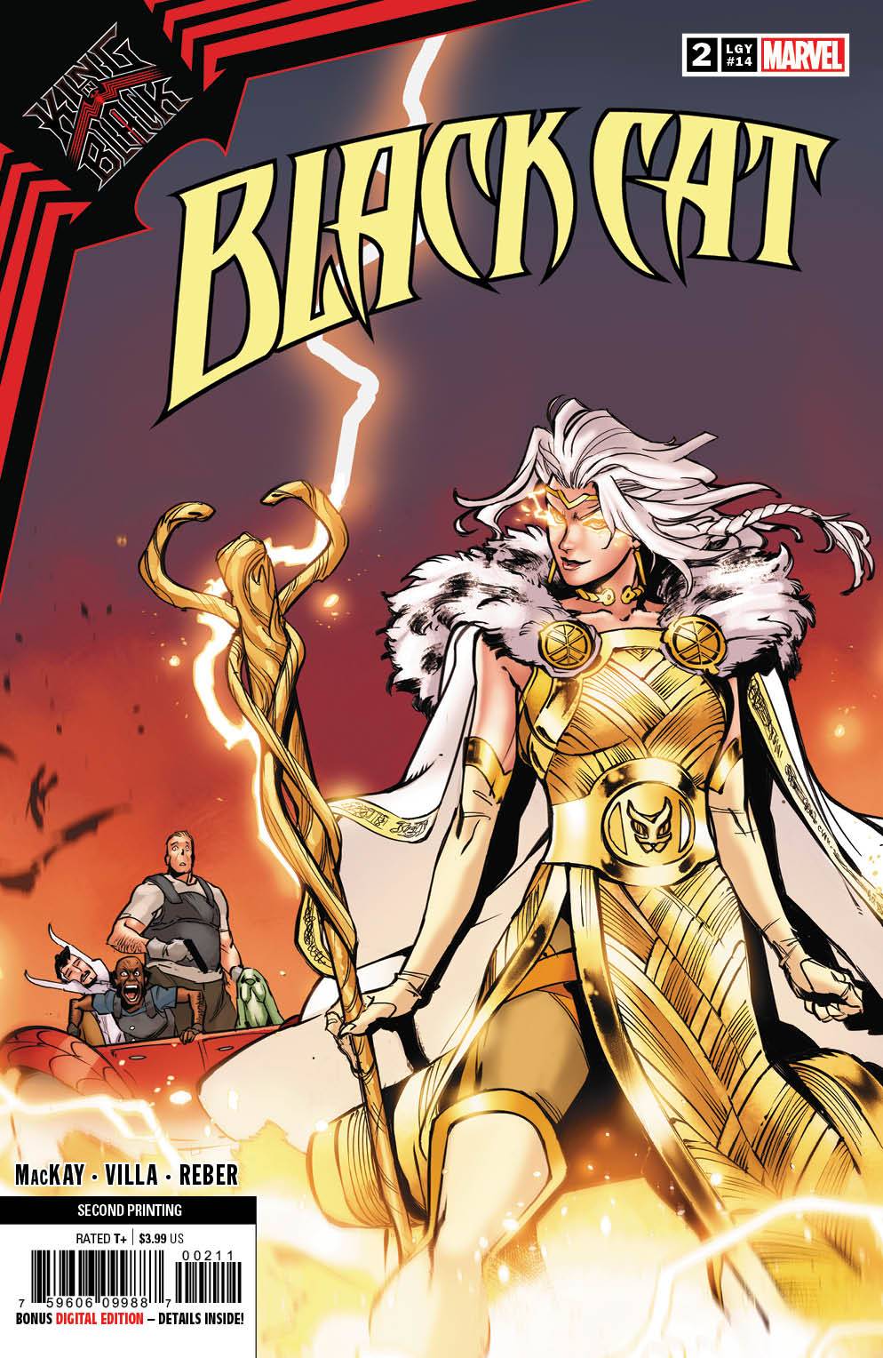 BLACK CAT #2 2ND PRINT VARIANT 2021 Black Cat MARVEL COMICS