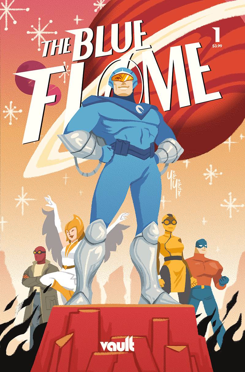 BLUE FLAME #1 CVR B 2021 comic book VAULT COMICS